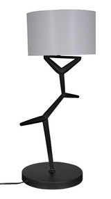 Noir Arizona Lamp With Shade 
