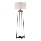 Adrian Floor Lamp, 1-Light, Modern, Aged Gun Metal, 61"H (28131 9X8N9)