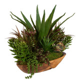 Salar Succulents In Teak Bowl, 20"H, Uttermost (60119 9Q7AL)