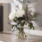 Belmonte Floral Bouquet, 13"H, Uttermost (60182 A69R8)