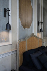 Buster + Punch Hooked Wall Sconce, Small, Graphite, Brass 