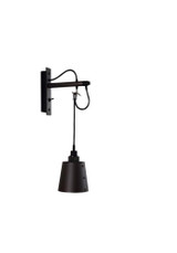 Buster + Punch Hooked Wall Sconce, Small, Graphite, Smoked Bronze 