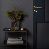 Buster + Punch Door Handle, Conventional, Passage, Cross, Brass 