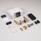 Buster + Punch Door Handle, Passage, Linear, Steel 