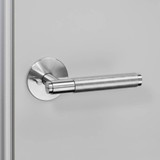 Buster + Punch Door Handle, Conventional, Privacy, Cross, Steel 