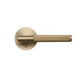 Buster + Punch Door Handle, Privacy, Linear, Brass 
