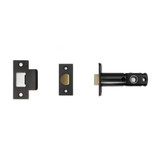 Buster + Punch Tubular Latch, Door Handle, Privacy, Smoked Bronze - 2-3/4" 