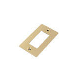  Buster + Punch 1G Wall Metal Plate, Non-Logo, Brass 