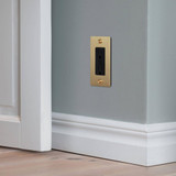  Buster + Punch 1G Duplex Outlet, Without Logo, Brass 