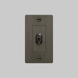  Buster + Punch 1G Toggle Switch, Non-Logo, Smoked Bronze 