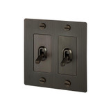  Buster + Punch 2G Toggle Switch, Non-Logo, Smoked Bronze 