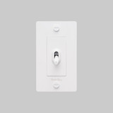  Buster + Punch 1G Toggle Switch, Logo, White 