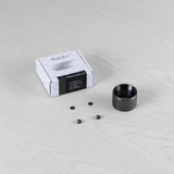 Buster + Punch Exhaust Detail Kit with Linear Pattern Baffle, Gun Metal 