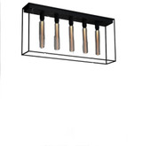 Buster + Punch Caged Ceiling Light 5.0, Black Marble 