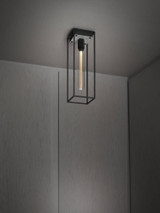 Buster + Punch Caged Ceiling Light, Large, White Marble 