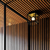 Buster + Punch Caged Wet, Ceiling Light, Small, Brass 