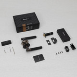 Buster + Punch Door Handle, Passage, Cross, Smoked Bronze 