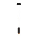 Buster + Punch Exhaust Pendant, Linear , Graphite, Brass 