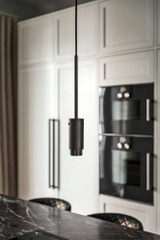 Buster + Punch Exhaust Pendant, Linear , Graphite, Brass 
