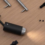 Buster + Punch Exhaust Track Light, Cross, Graphite, Brass 