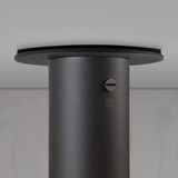 Buster + Punch Exhaust Surface Spot Light, Cross, Graphite, Smoked Bronze 