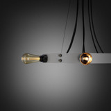 Buster + Punch Hero Light Chandelier/ Stone, Smoked Bronze - 30" 