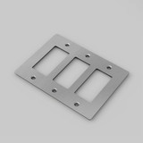  Buster + Punch 3G Wall Metal Plate, Non-Logo, Steel 