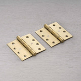 Buster + Punch Door Hinge, 4 X 4 Inch, Brass 