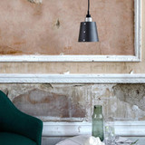 Buster + Punch Hooked Pendant 1.0 Small, Graphite, Brass 