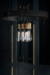 Buster + Punch Hero Light Chandelier/ Graphite, Smoked Bronze - 49" 