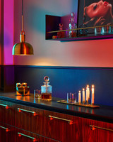 Buster + Punch Forked Pendant, Shade, Large, Brass 