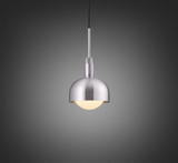 Buster + Punch Forked Pendant, Shade, Globe, Opal, Medium, Steel 