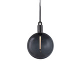Buster + Punch Forked Pendant, Globe, Smoked, Large, Gun Metal 