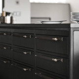  Buster + Punch Pull Bar, Plate, Cross, Large, Smoked Bronze 