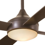 Aluma Ceiling Fan, 4-Blade, 1-Light, LED, Oil Rubbed Bronze, Oil Rubbed Bronze Blades, 52"W (F523L-ORB HM0Y)