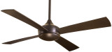 Aluma Ceiling Fan, 4-Blade, 1-Light, LED, Oil Rubbed Bronze, Oil Rubbed Bronze Blades, 52"W (F523L-ORB HM0Y)