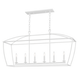 Bryant Linear Chandelier White Plaster