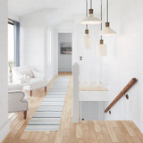 Destin Pendant, 1-Light, Dark Pewter, Soft White Ceramic, 17.5"W