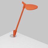 Splitty Desk Lamp, Grommet Mount, LED, Matte Orange, 17"H (SPY-W-MOR-USB-GRM 407UDNR)