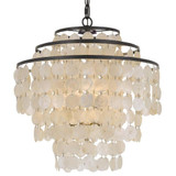 Brielle Chandelier - Dark Bronze 19.5"H
