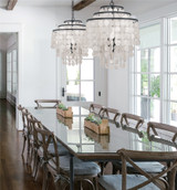 Brielle Chandelier - Dark Bronze 19.5"H