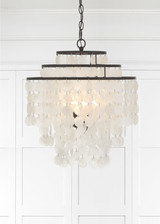 Brielle Chandelier - Dark Bronze 19.5"H