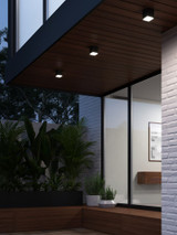 Sunset 5-in LED Outdoor Flush Mount