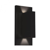 Vista 9-in Black LED Outdoor Wall Sconce