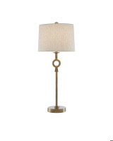 Germaine Brass Table Lamp Currey and Company 6000-0530
