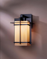 Tourou Outdoor Wall Sconce, 1-Light, Coastal Natural Iron, Opal Glass, 14"H (306008-SKT-20-GG0093 LHQHX)