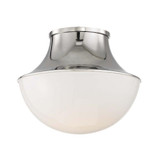 Lettie Flush Mount Polished Nickel 10.75"W x 9"H