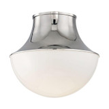 Lettie Flush Mount Polished Nickel 14.75"W x 14"H