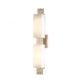 Oceanus Wall Sconce, 2-Light, Soft Gold, Opal Glass, 23"H (207695-SKT-84-GG0441 3W4HGC)
