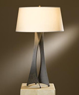 Moreau Table Lamp, 1-Light, Natural Iron, Flax Shade, 33.4"H (273077-SKT-20-SE2011 398CHF)